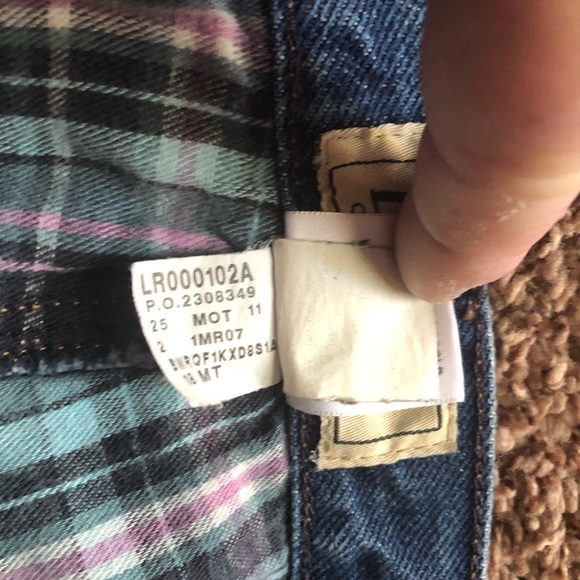 L L Bean Jeans flannel lined 18 M/T GUC - Picture 8 of 16